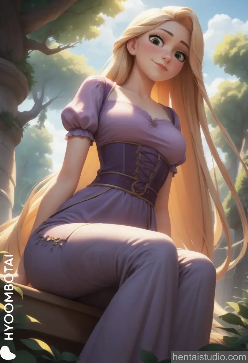 Rapunzel from Tangled hentai art 34 of 91