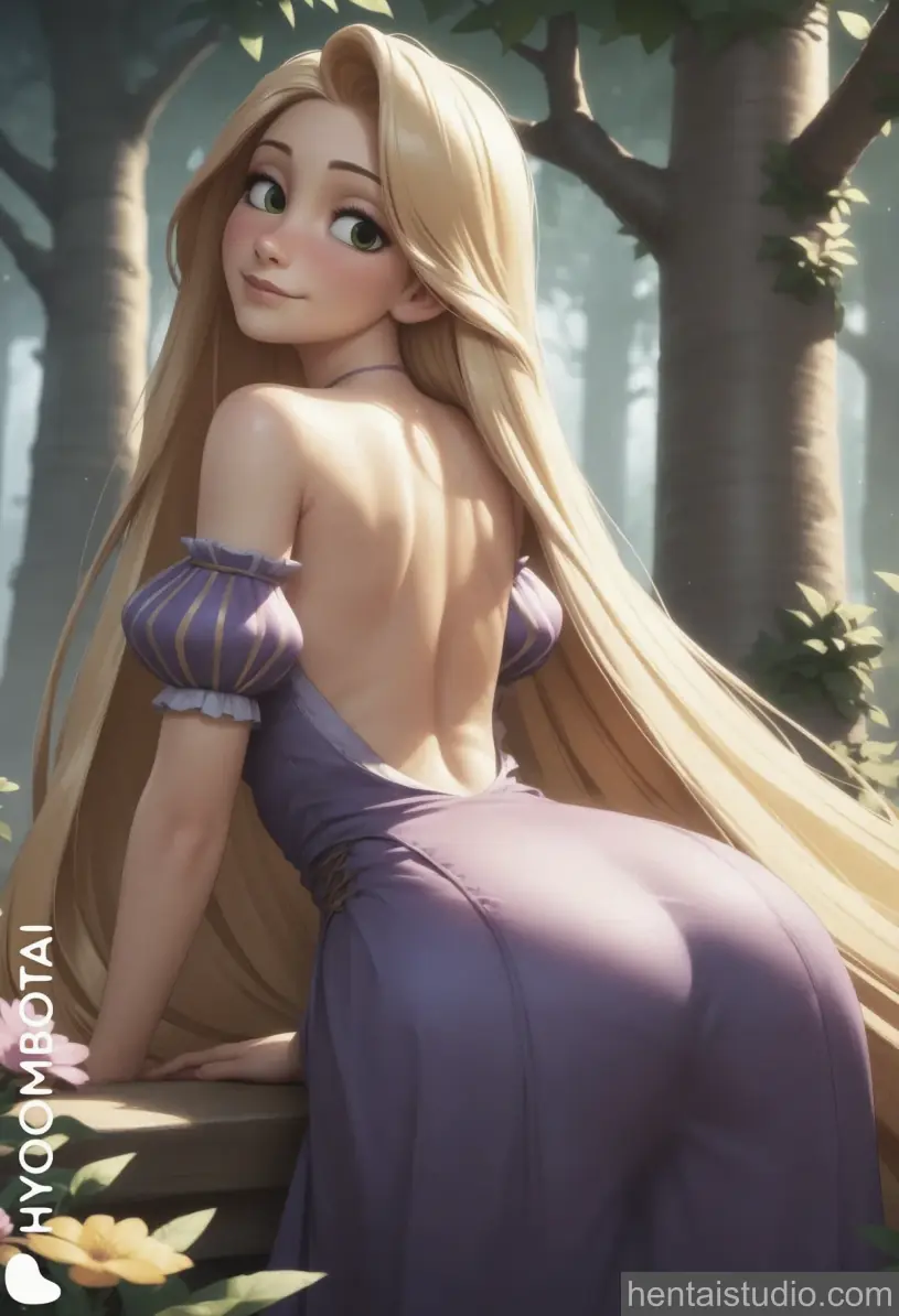 Rapunzel from Tangled hentai art 35 of 91