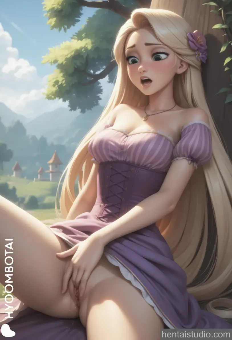 Rapunzel from Tangled hentai art 37 of 91