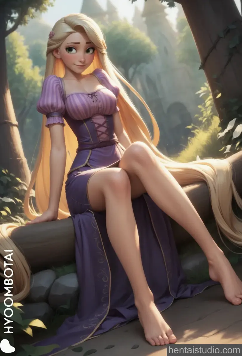 Rapunzel from Tangled hentai art 80 of 91