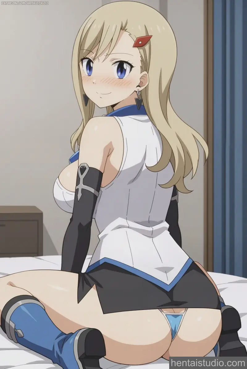 Rebecca Bluegarden from Edens Zero hentai art 2 of 14