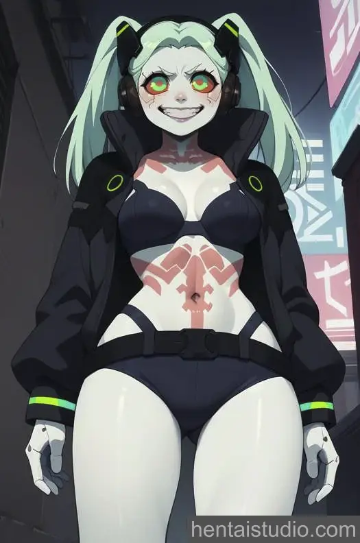Rebecca from Cyberpunk Edgerunners hentai art 1 of 4