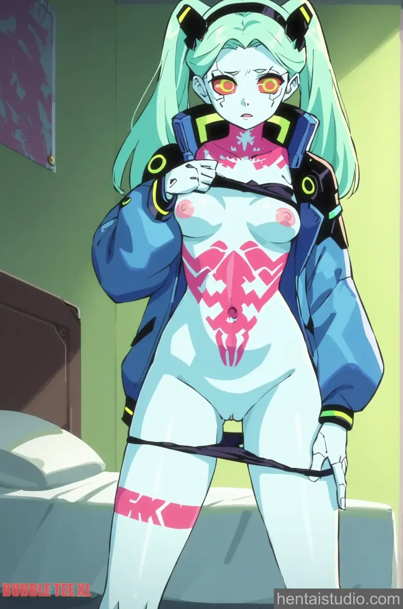 Rebecca from Cyberpunk Edgerunners hentai art 3 of 21