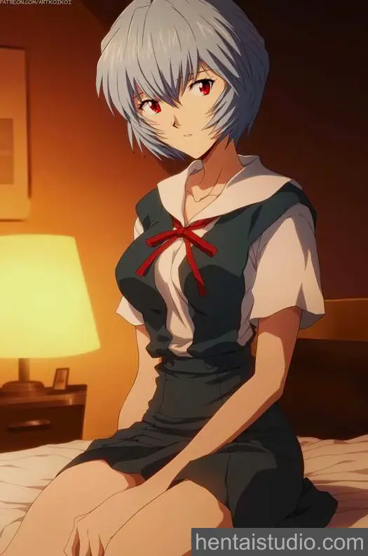 Rei Ayanami from Neon Genesis Evangelion hentai art 1 of 10