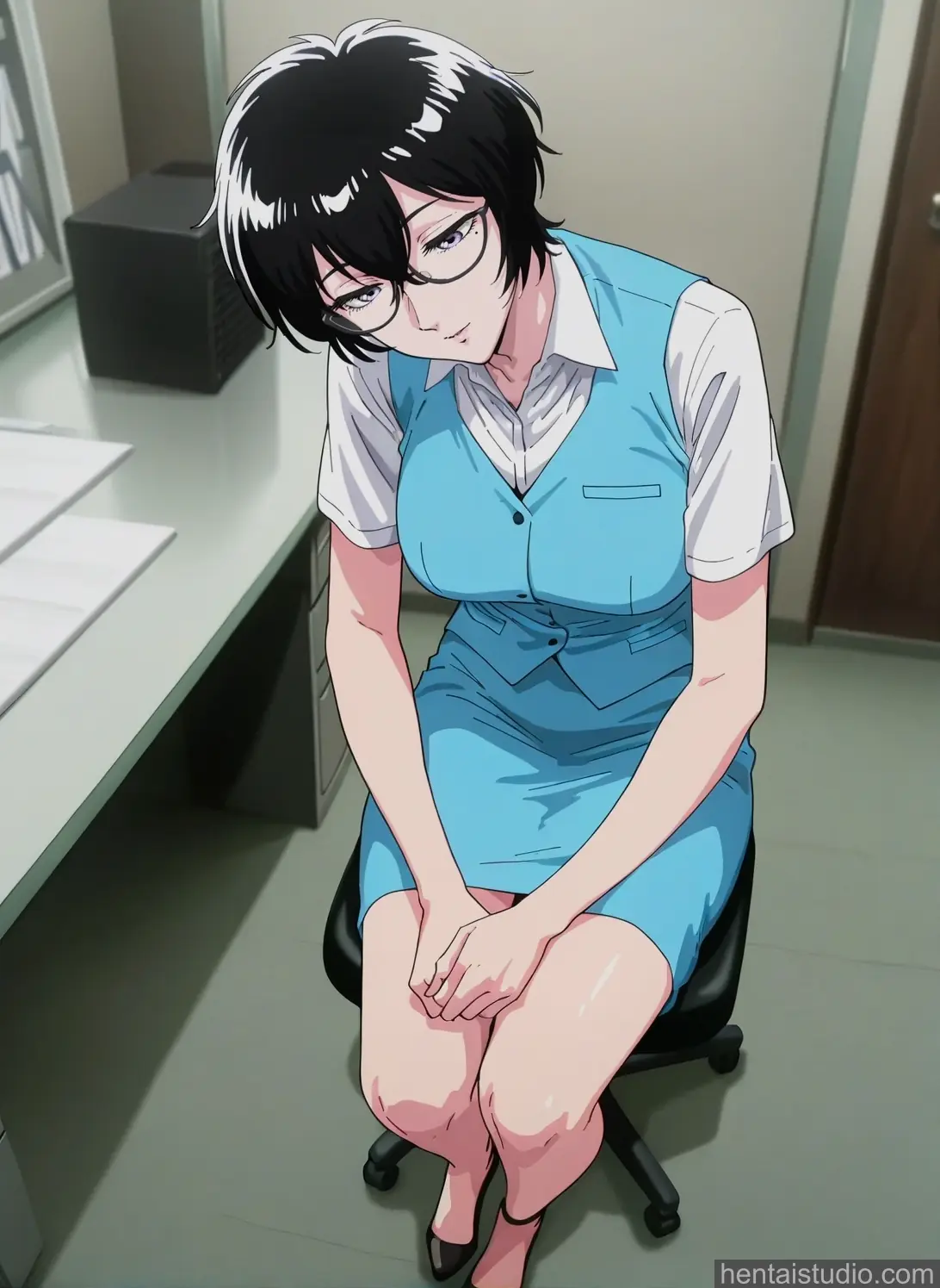Reiko Kujirai from Kowloon Generic Romance hentai art 24 of 42