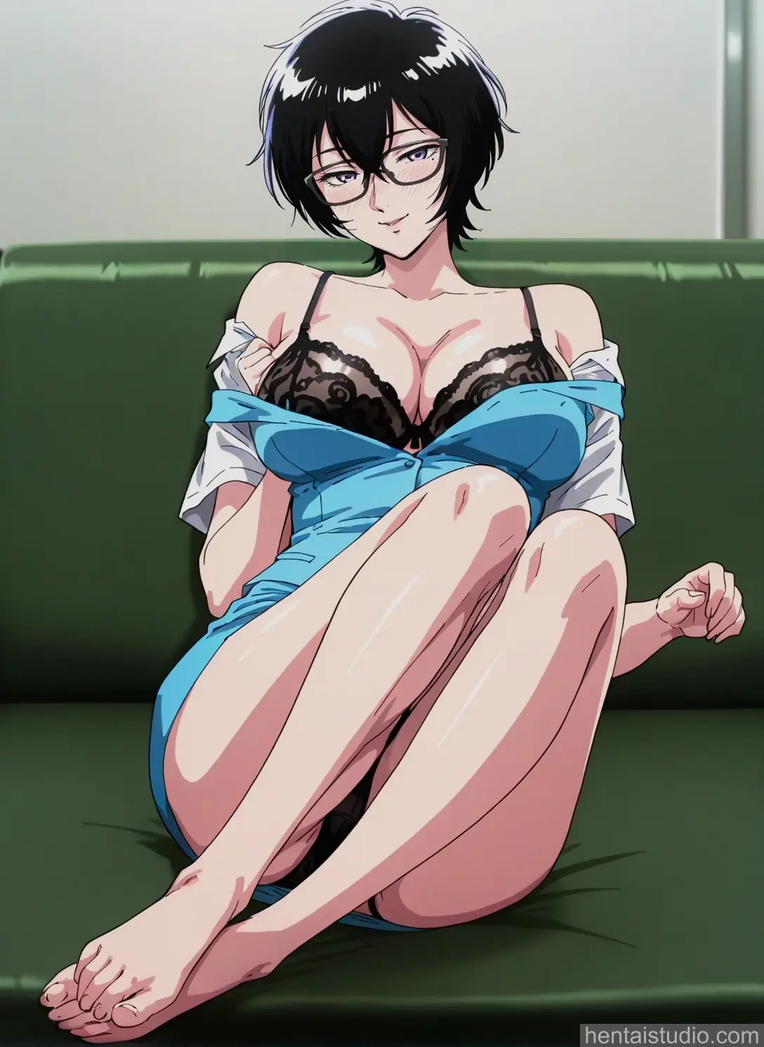 Reiko Kujirai from Kowloon Generic Romance hentai art 28 of 42