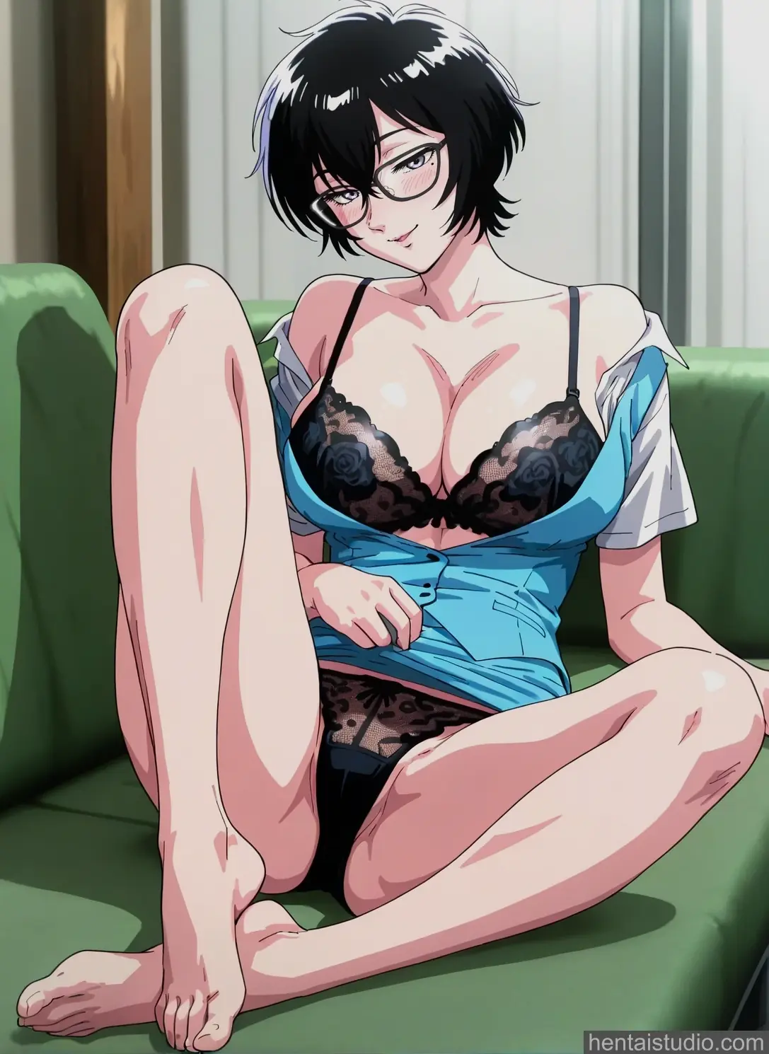 Reiko Kujirai from Kowloon Generic Romance hentai art 3 of 42