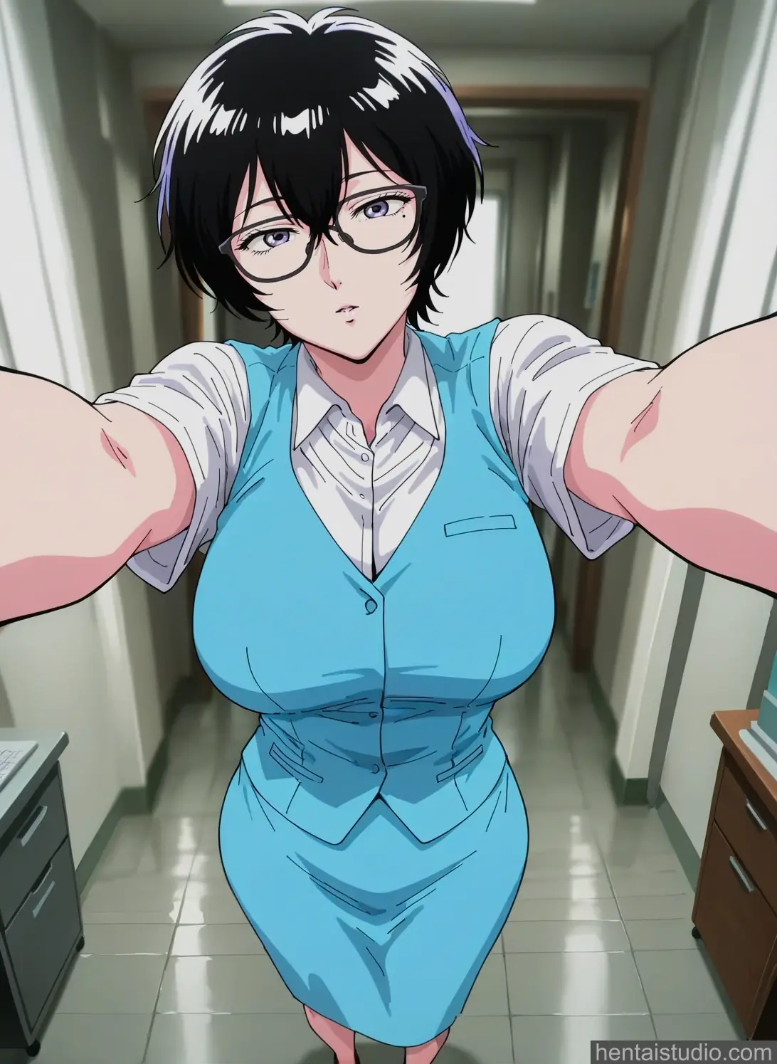 Reiko Kujirai from Kowloon Generic Romance hentai art 9 of 42
