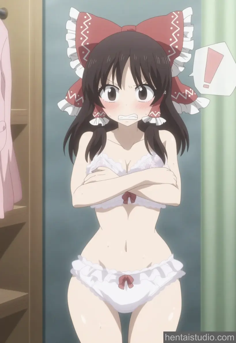 Reimu Hakurei from Touhou hentai art 5 of 21