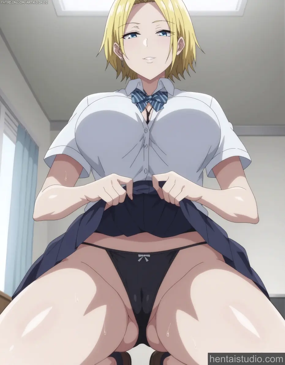 Reina Hamazaki from Imaizumi Brings All The Gyarus To His House hentai art 10 of 12