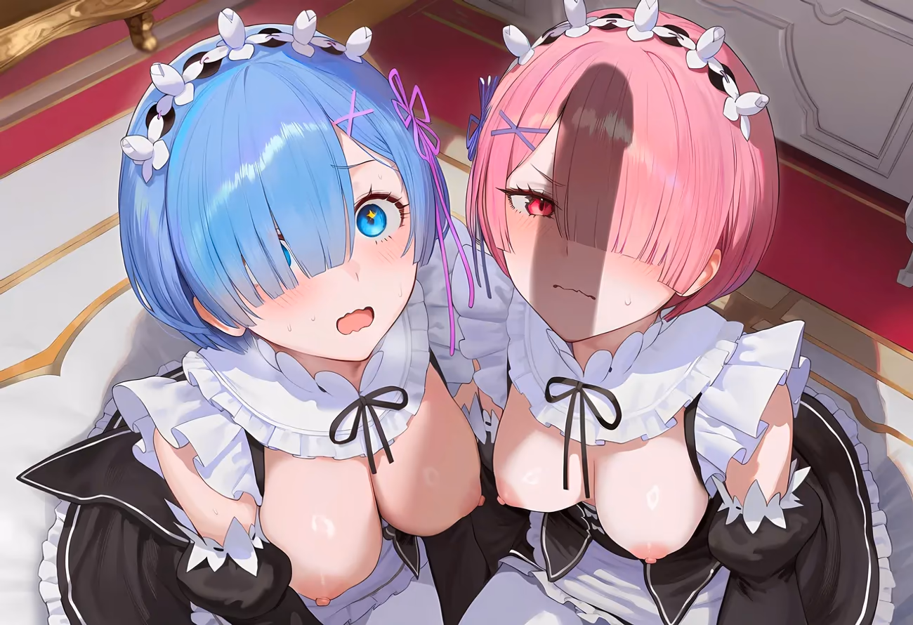 Rem x Ram - Re:Zero - Starting Life in Another World (Re:Zero kara Hajimeru Isekai Seikatsu) - Hentai Gallery 2 - 364 Images — image 129 of 364