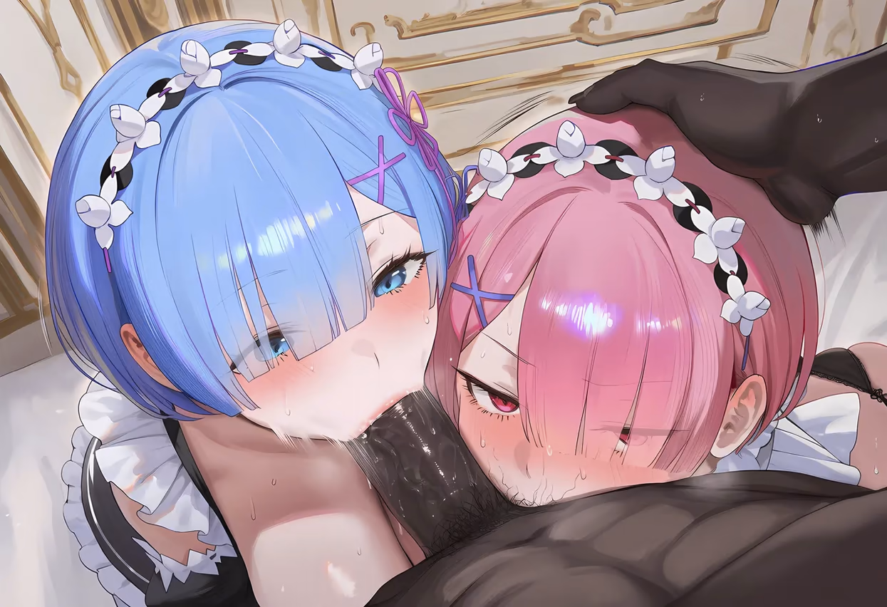 Rem x Ram - Re:Zero - Starting Life in Another World (Re:Zero kara Hajimeru Isekai Seikatsu) - Hentai Gallery 2 - 364 Images — image 167 of 364
