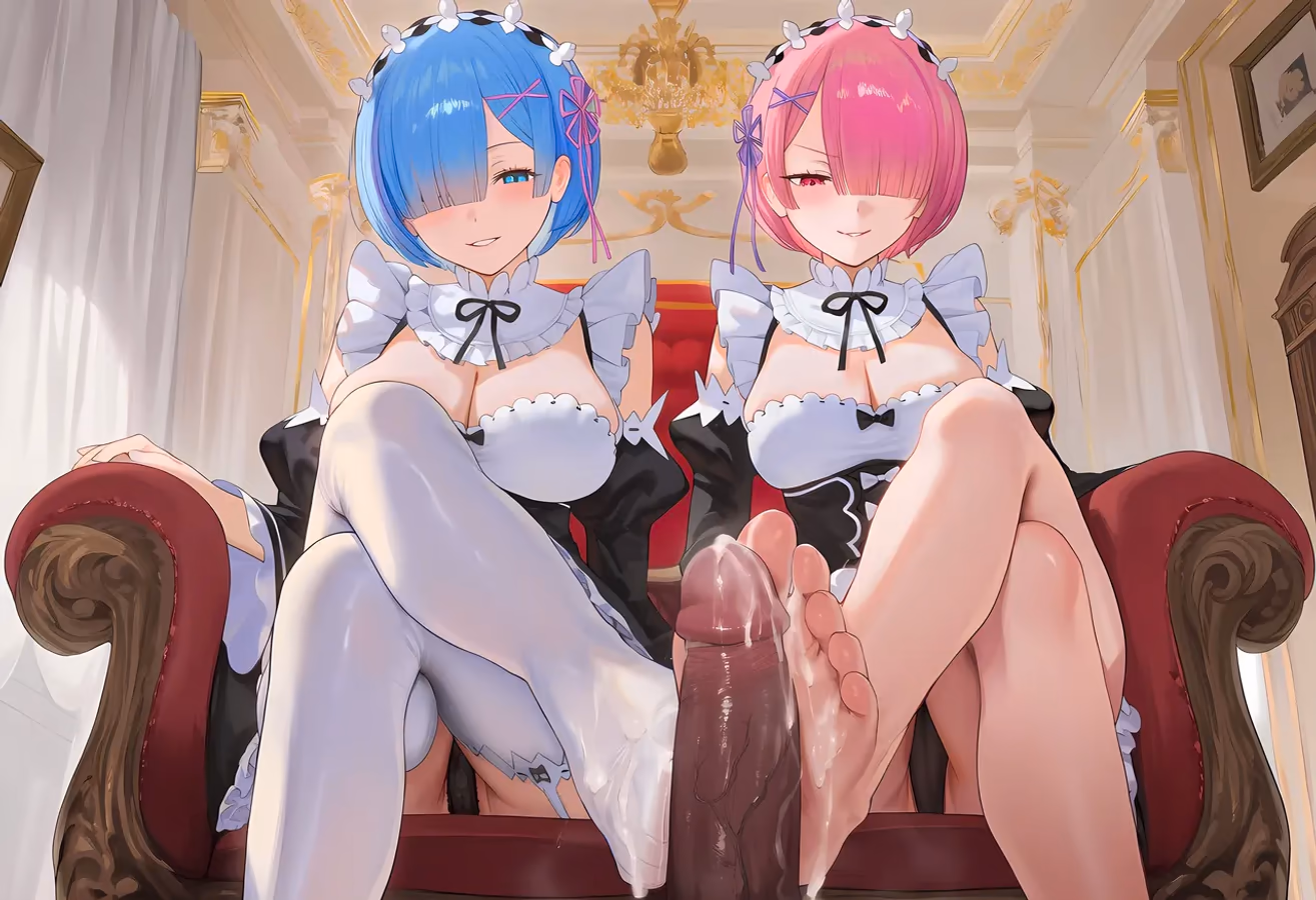 Rem x Ram - Re:Zero - Starting Life in Another World (Re:Zero kara Hajimeru Isekai Seikatsu) - Hentai Gallery 2 - 364 Images — image 194 of 364