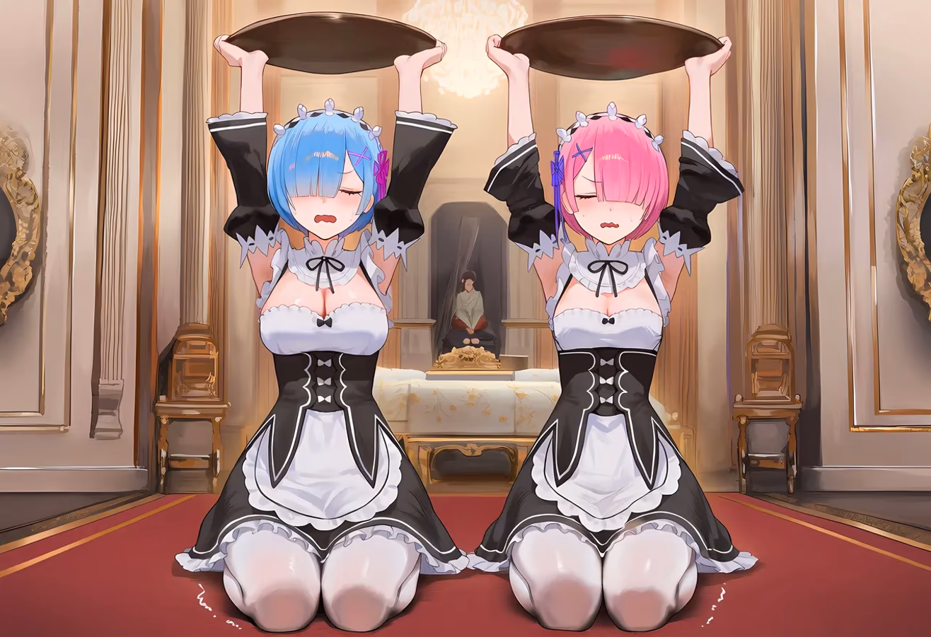 Rem x Ram - Re:Zero - Starting Life in Another World (Re:Zero kara Hajimeru Isekai Seikatsu) - Hentai Gallery 2 - 364 Images — image 5 of 364