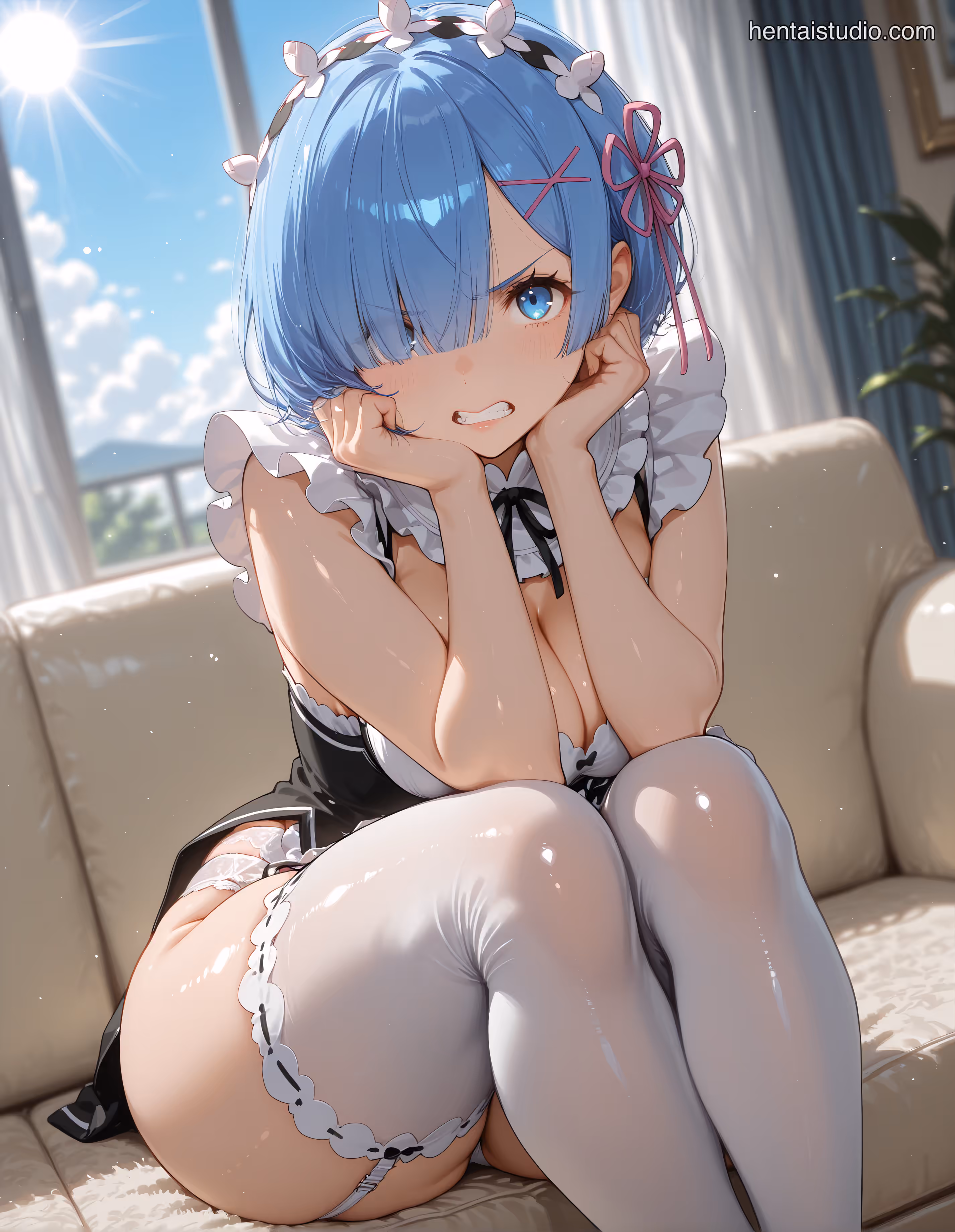 Rem - Re:Zero - Starting Life in Another World (Re:Zero kara Hajimeru Isekai Seikatsu) - Hentai Gallery 24 - 120 Images — image 6 of 120