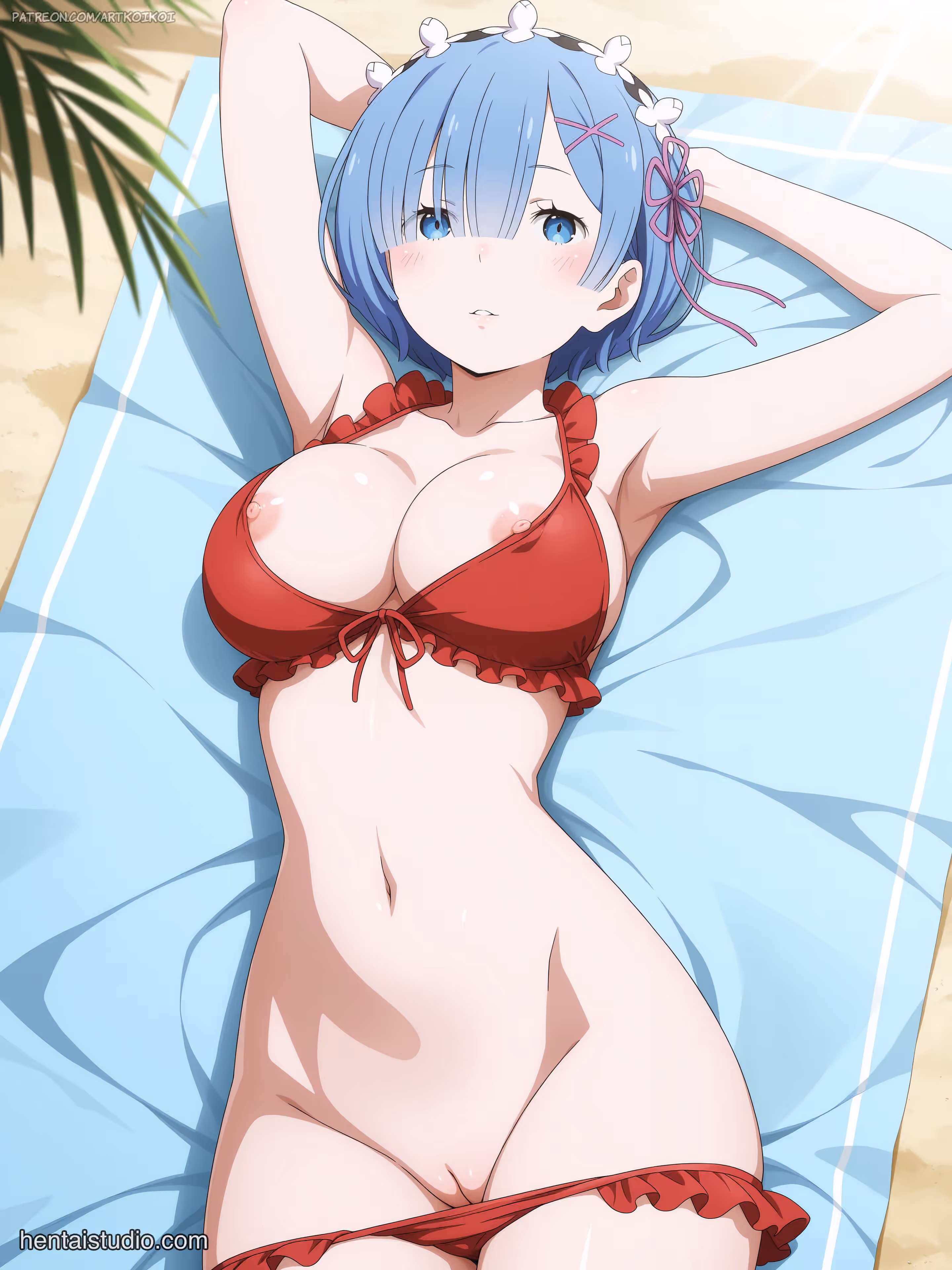 Rem - Re:Zero - Starting Life in Another World (Re:Zero kara Hajimeru Isekai Seikatsu) - Hentai Gallery 57 - 40 Images — image 3 of 40
