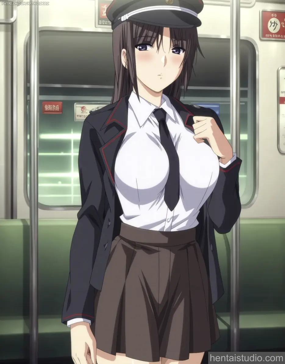 Rin Kurotaki from The Last Molester Train Next hentai art 3 of 11