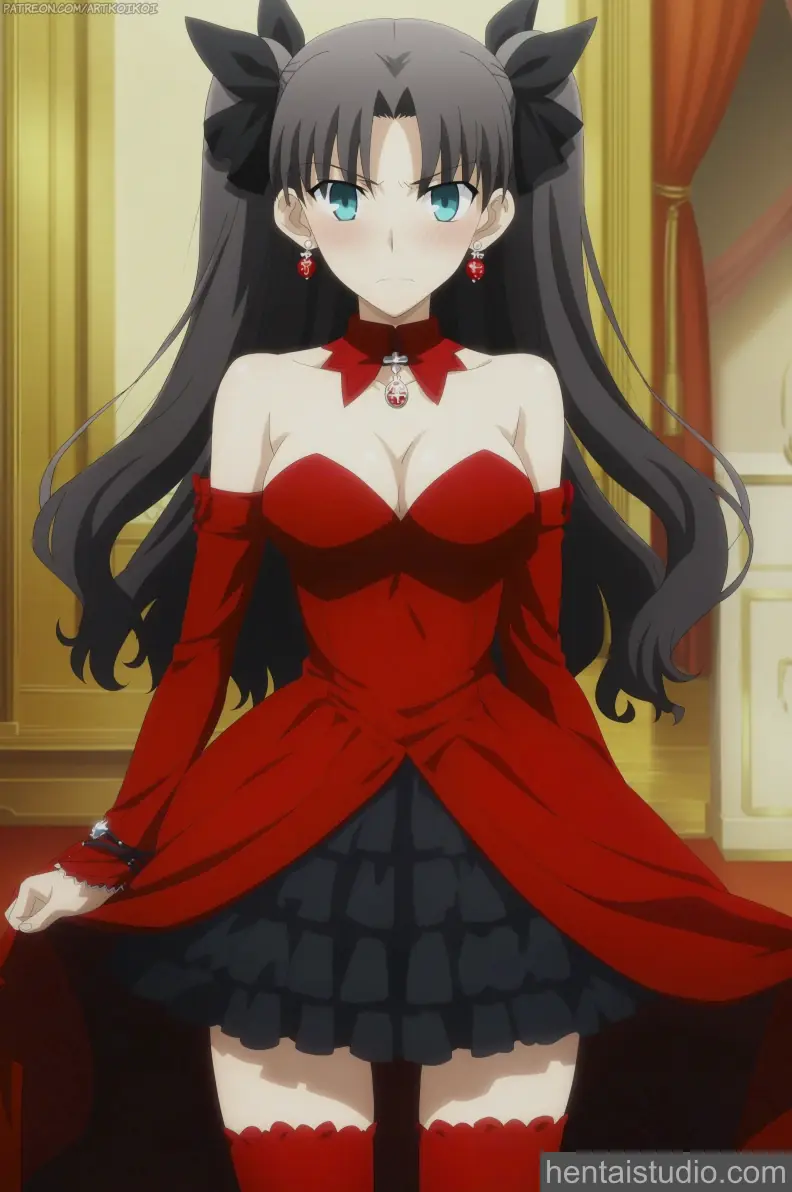 Rin Tohsaka from Fate/Stay Night hentai art 11 of 12