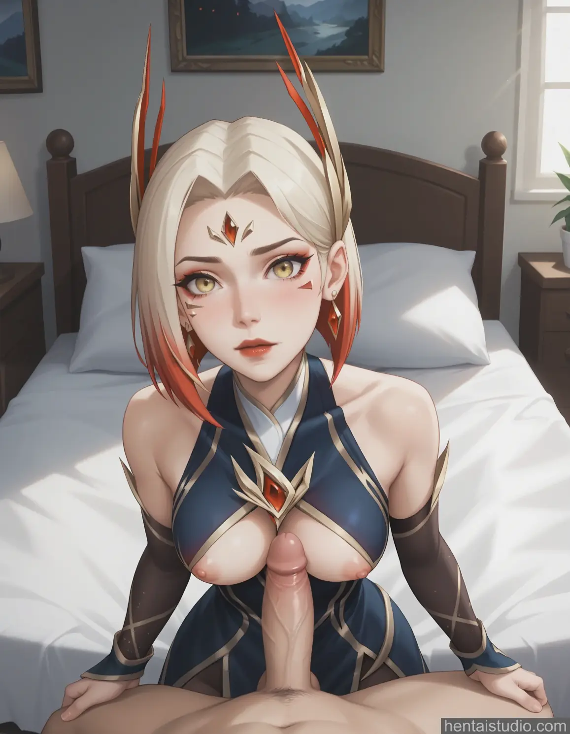 Risen Legend Leblanc from League Of Legends hentai art 2 of 16