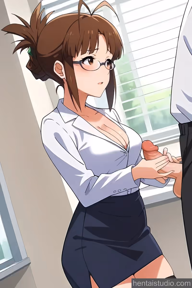 Ritsuko Akizuki - The Idolmaster - Hentai Gallery - 60 Images — image 8 of 60