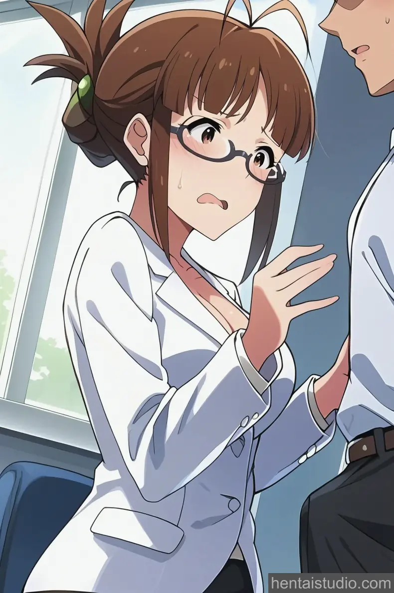 Ritsuko Akizuki from The Idolmaster hentai art 6 of 60