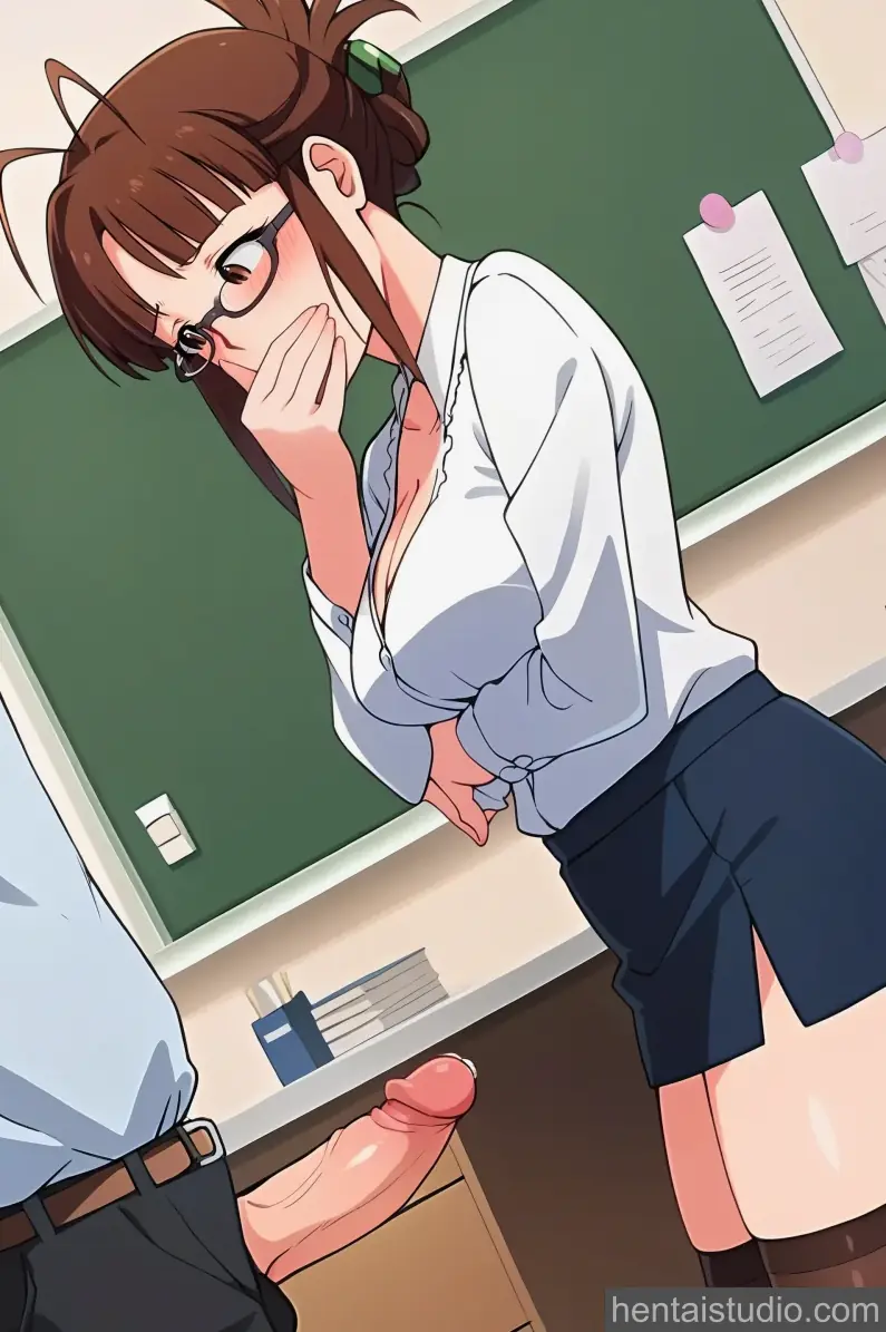Ritsuko Akizuki from The Idolmaster hentai art 7 of 60