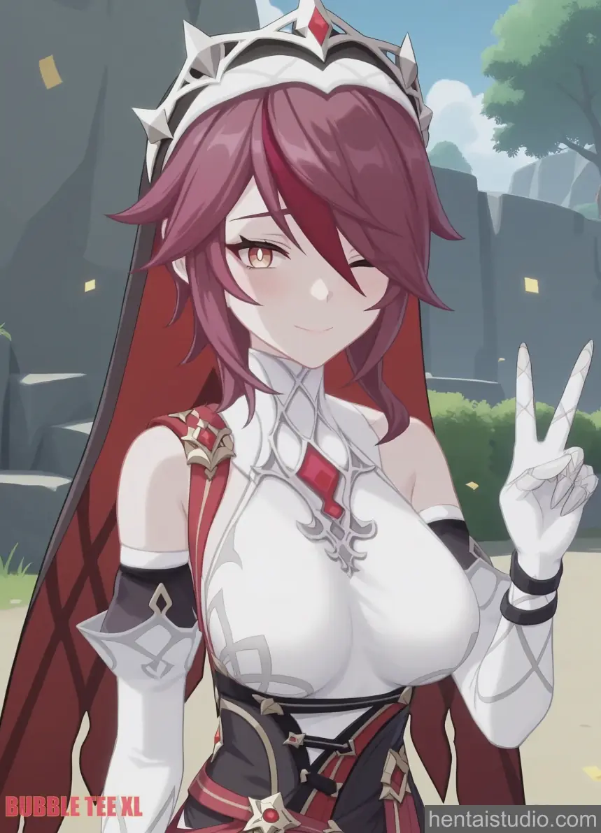 Rosaria from Genshin Impact hentai art 16 of 40