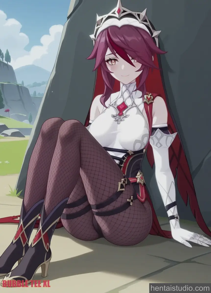 Rosaria from Genshin Impact hentai art 20 of 40