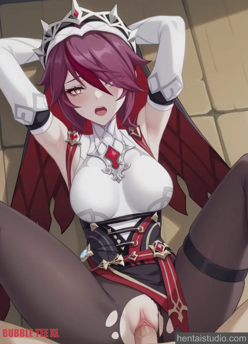 Rosaria from Genshin Impact hentai art 27 of 40