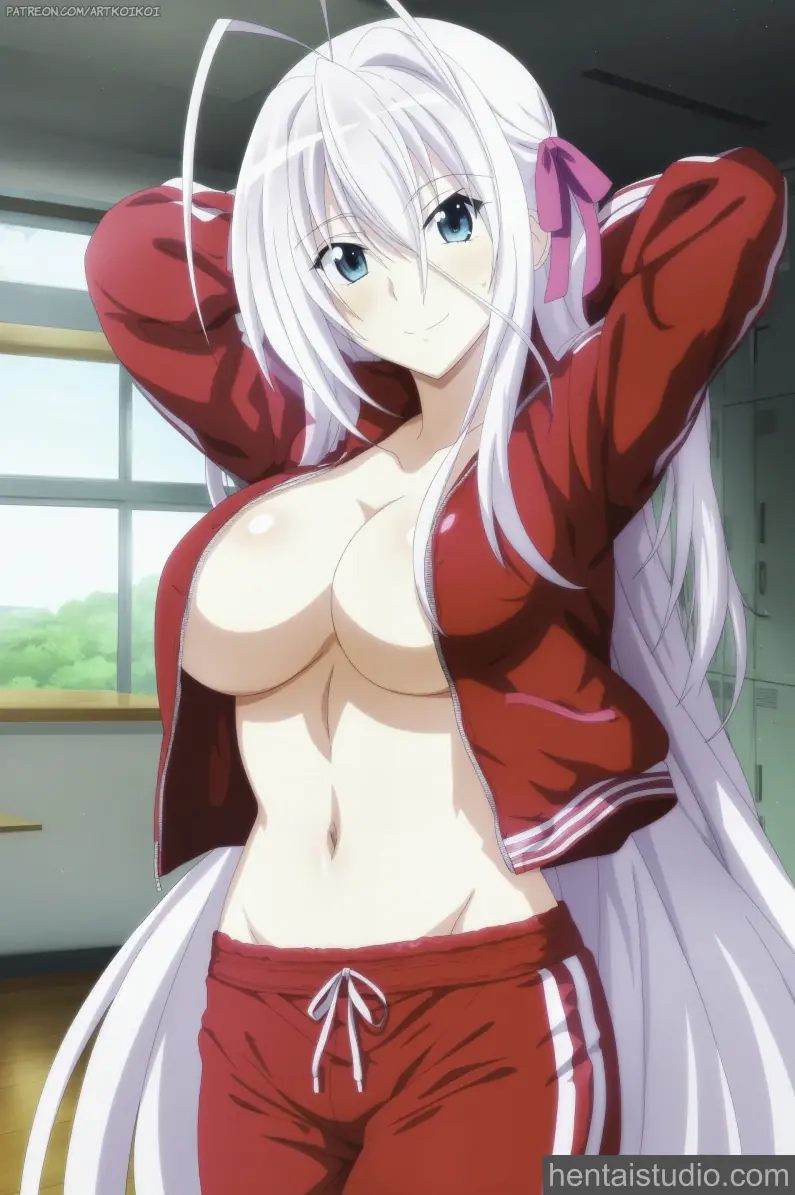 Rossweisse from High School Dxd hentai art 13 of 18