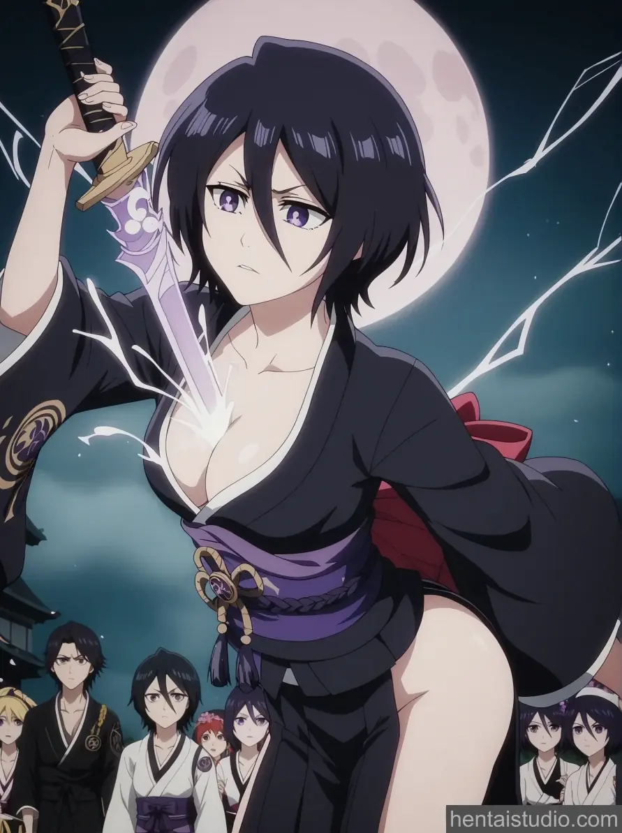 Rukia Kuchiki from Bleach hentai art 101 of 200