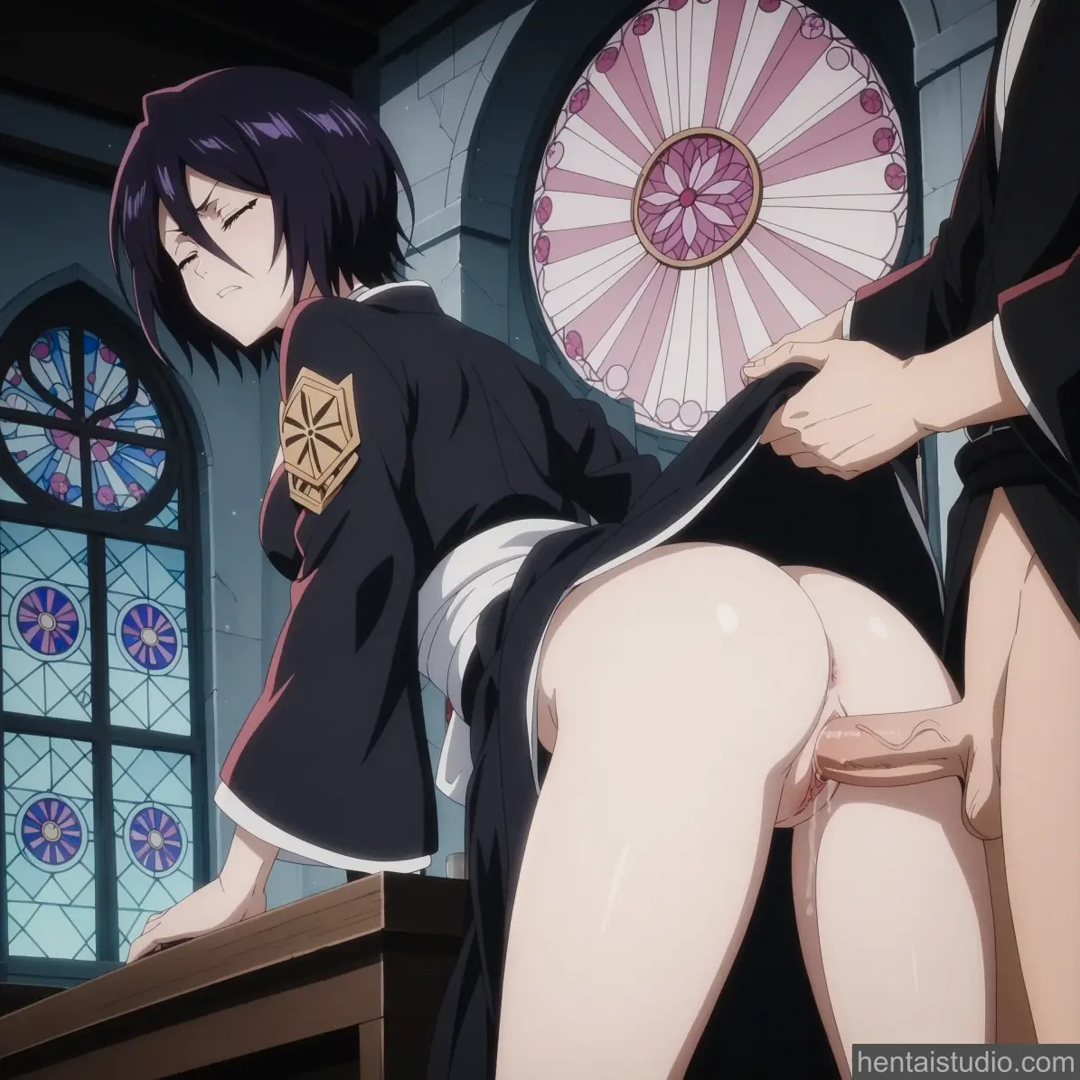 Rukia Kuchiki from Bleach hentai art 190 of 200