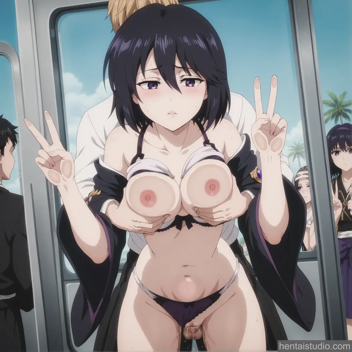 Rukia Kuchiki from Bleach hentai art 39 of 200
