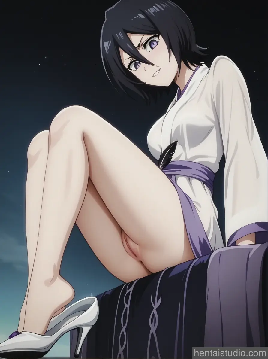 Rukia Kuchiki from Bleach hentai art 44 of 200