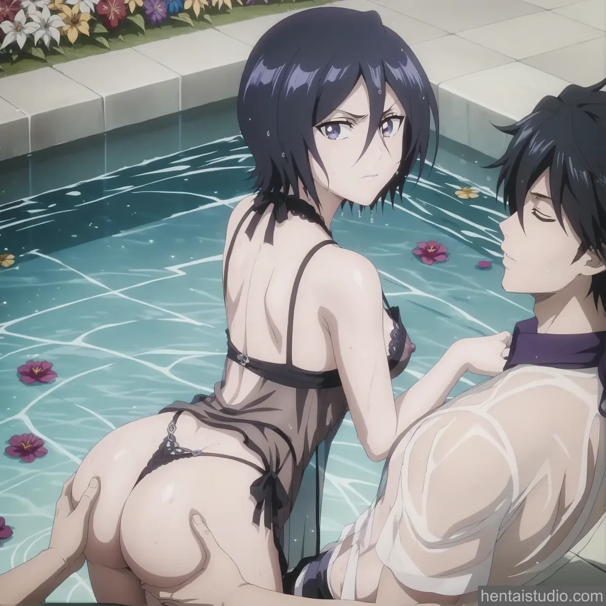 Rukia Kuchiki from Bleach hentai art 77 of 200