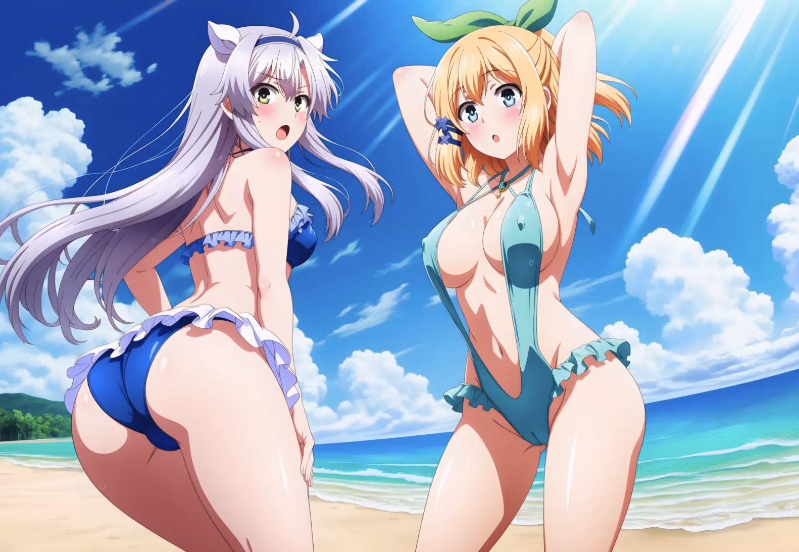 Rumia Tingel x Sistine Fibel - Akashic Records of Bastard Magic Instructor (Rokudenashi Majutsu Koushi to Akashic Records) - Hentai Gallery - 30 Images — image 1 of 30