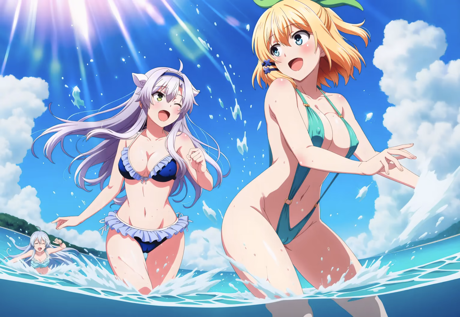 Rumia Tingel x Sistine Fibel - Akashic Records of Bastard Magic Instructor (Rokudenashi Majutsu Koushi to Akashic Records) - Hentai Gallery - 30 Images — image 2 of 30