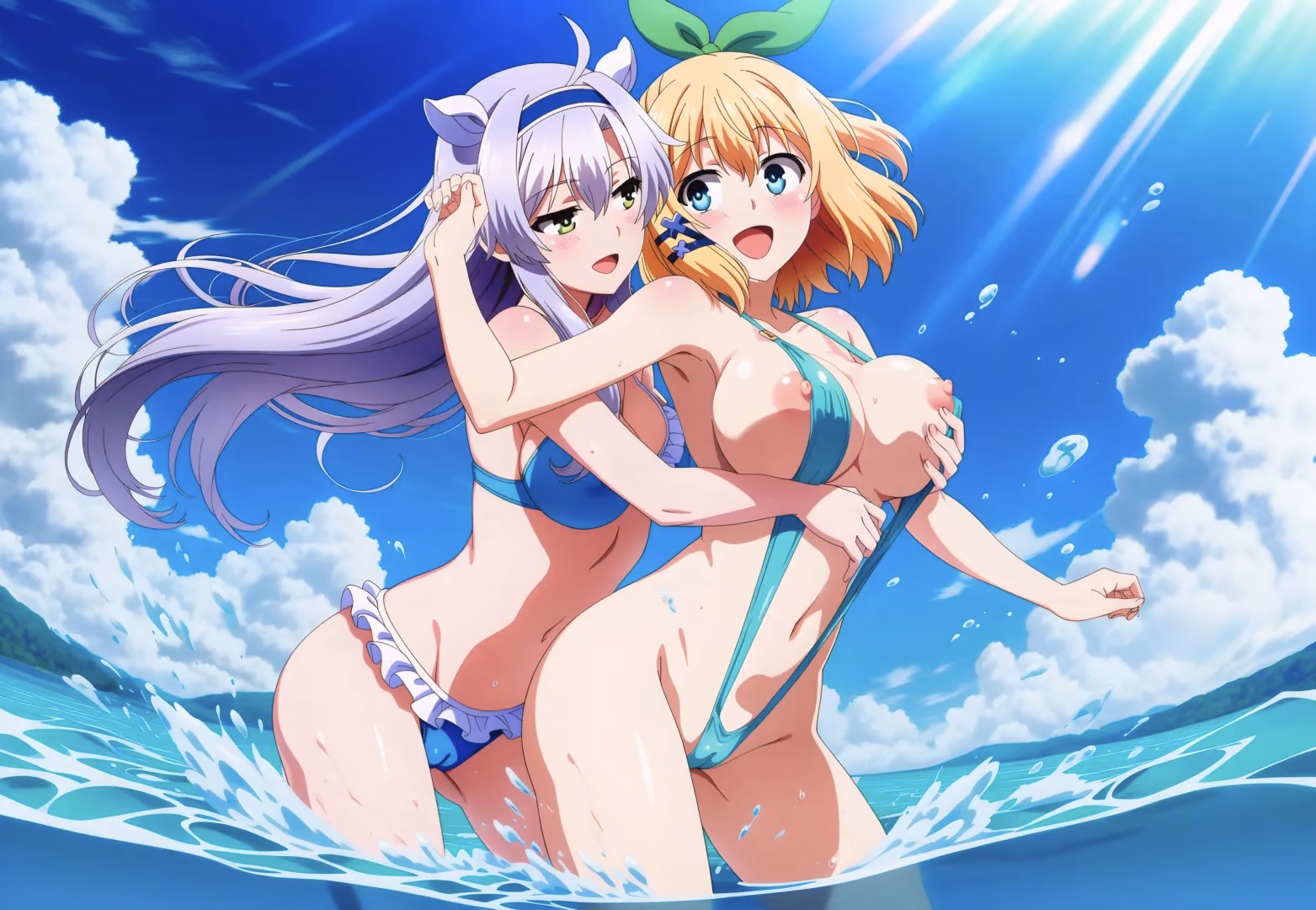Rumia Tingel x Sistine Fibel - Akashic Records of Bastard Magic Instructor (Rokudenashi Majutsu Koushi to Akashic Records) - Hentai Gallery - 30 Images — image 3 of 30