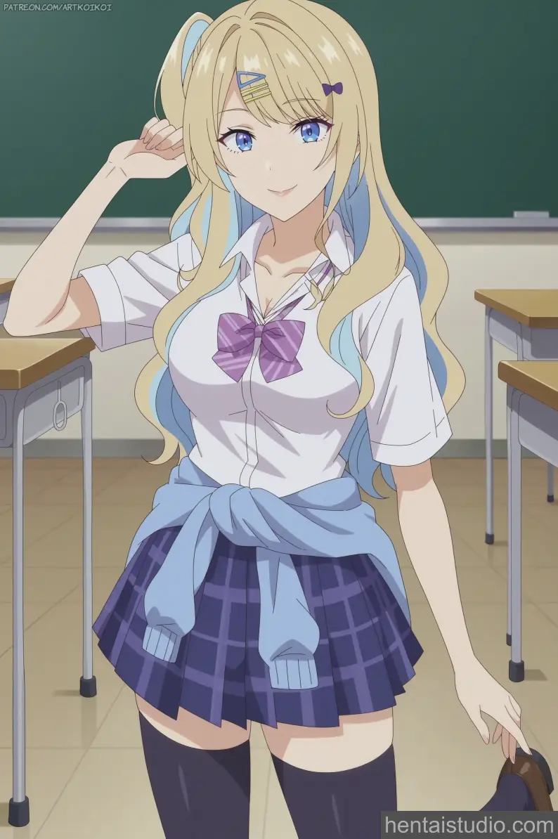 Runa Shirakawa from Our Dating Story: The Experienced You And The Inexperienced Me hentai art 1 of 39