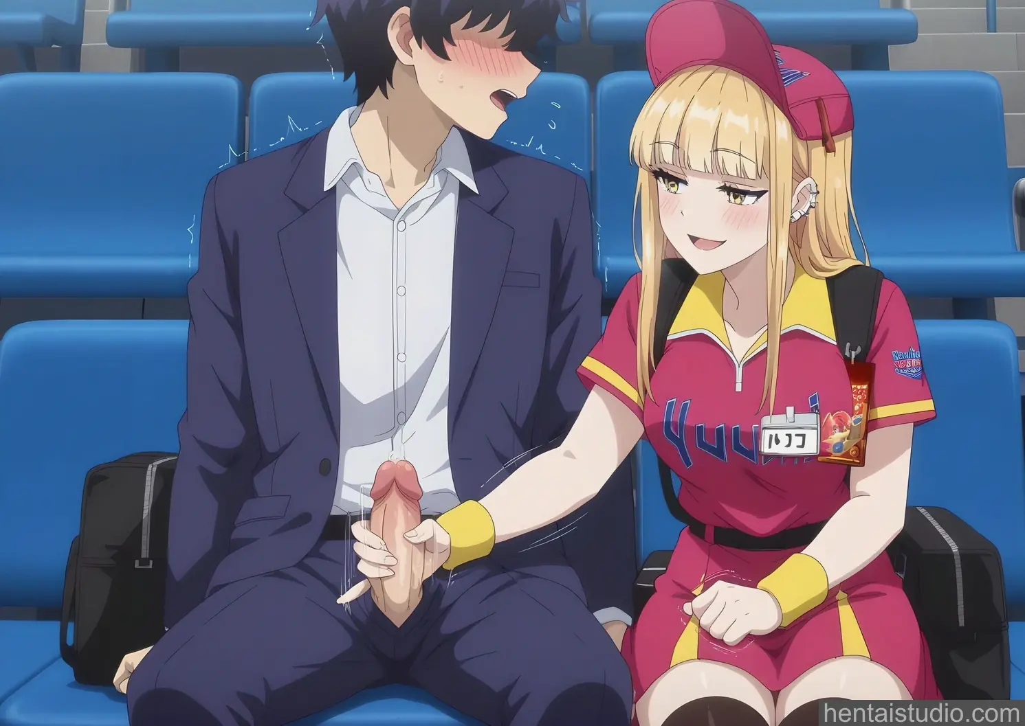 Ruriko from Catch Me At The Ballpark hentai art 34 of 52