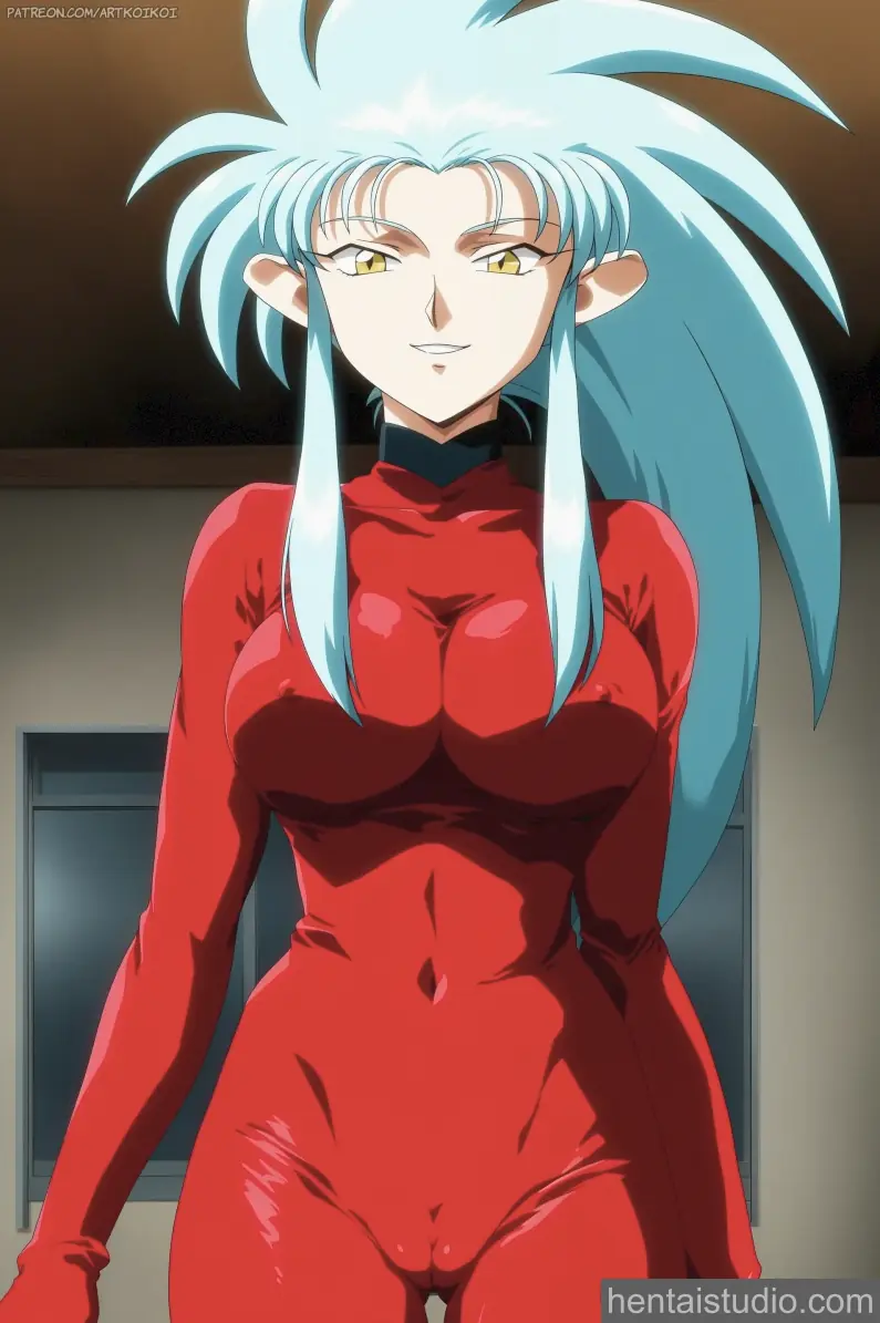 Ryouko Hakubi from Tenchi Muyo Tenchi In Tokyo hentai art 1 of 21