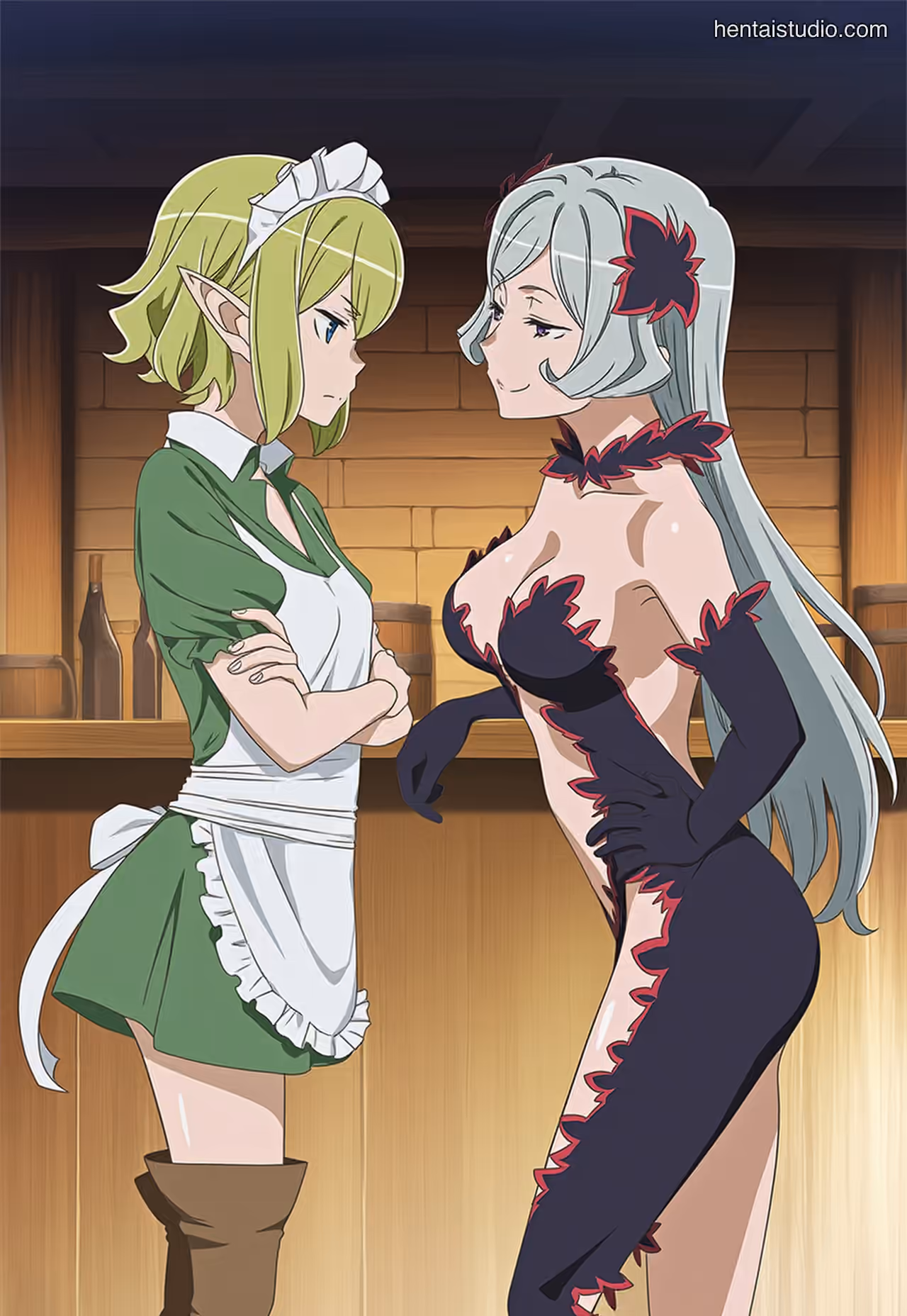 Ryu Lion x Freya - DanMachi: Is It Wrong to Try to Pick Up Girls in a Dungeon? - Hentai Gallery - 43 Images — image 2 of 43