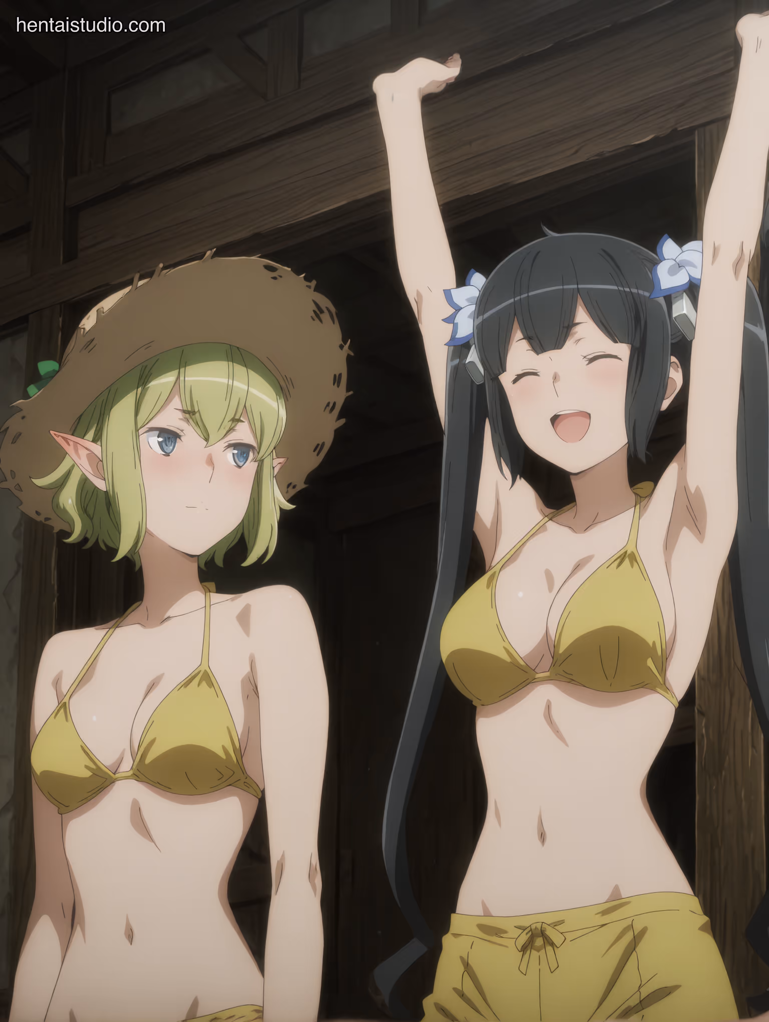 Ryu Lion x Hestia x Syr Flover x Eina Tulle - DanMachi: Is It Wrong to Try to Pick Up Girls in a Dungeon? - Hentai Gallery - 50 Images — image 18 of 50