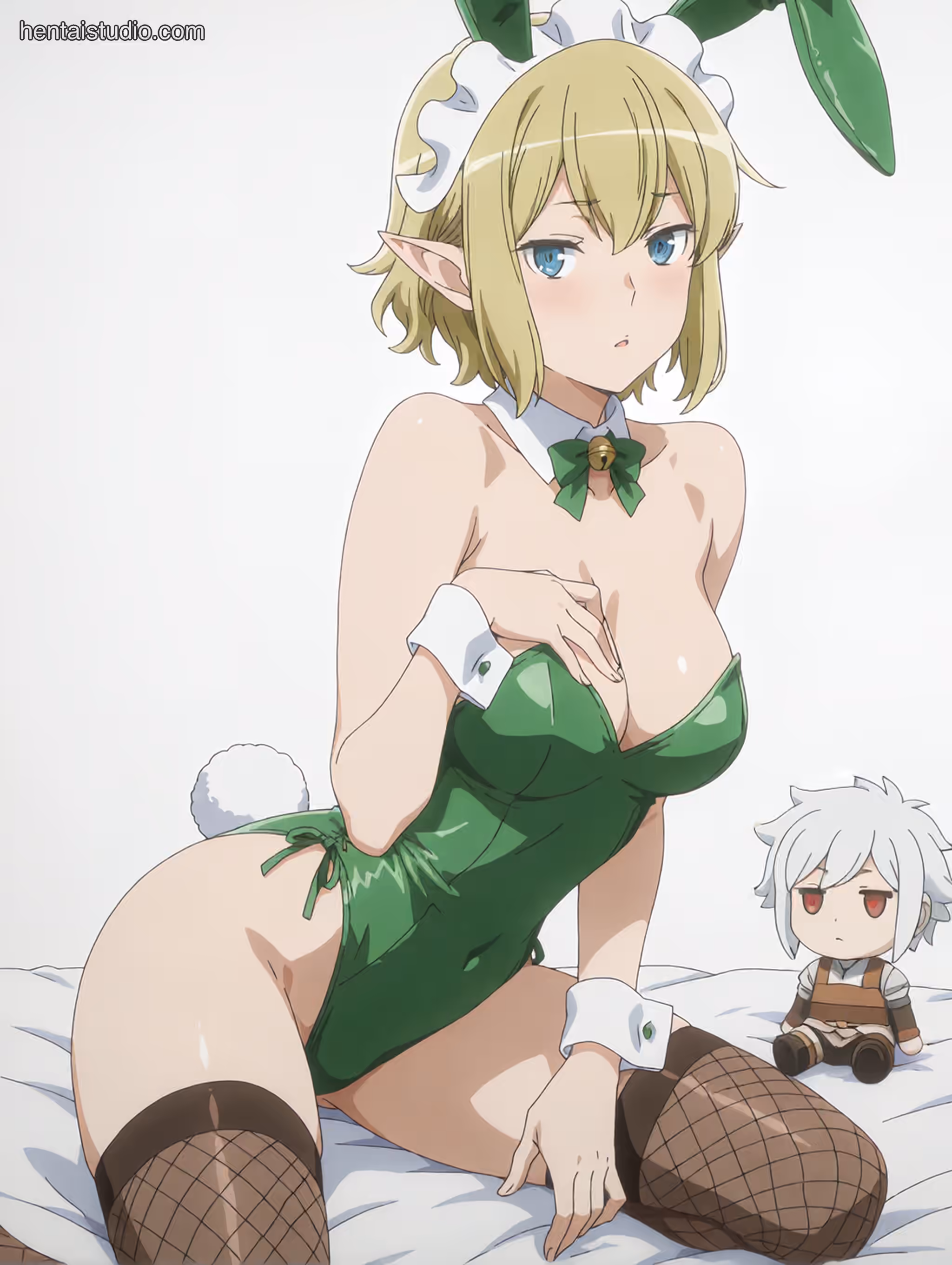 Ryu Lion x Hestia x Syr Flover x Eina Tulle - DanMachi: Is It Wrong to Try to Pick Up Girls in a Dungeon? - Hentai Gallery - 50 Images — image 3 of 50