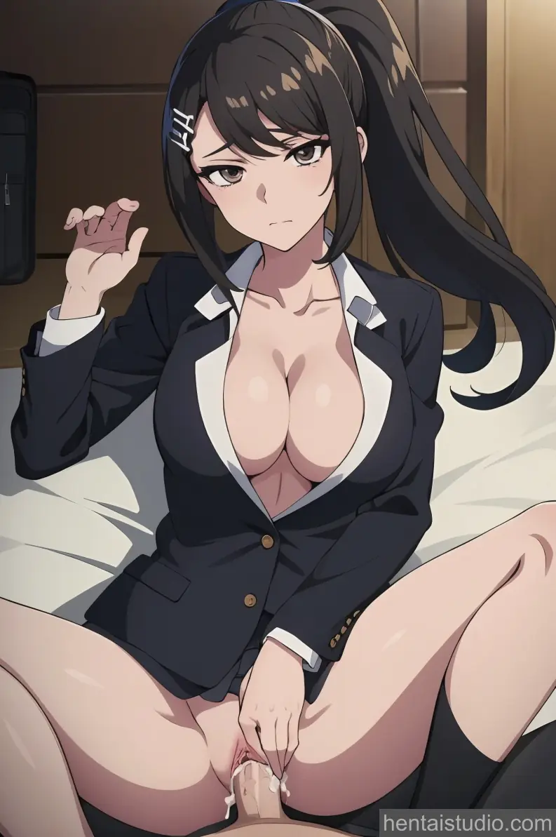 Sae Chabashira from Classroom Of The Elite hentai art 12 of 31