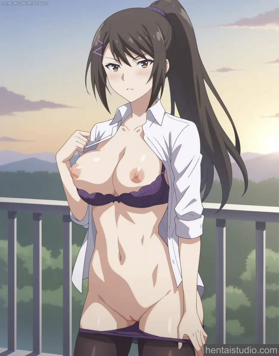 Sae Chabashira from Classroom Of The Elite hentai art 10 of 13