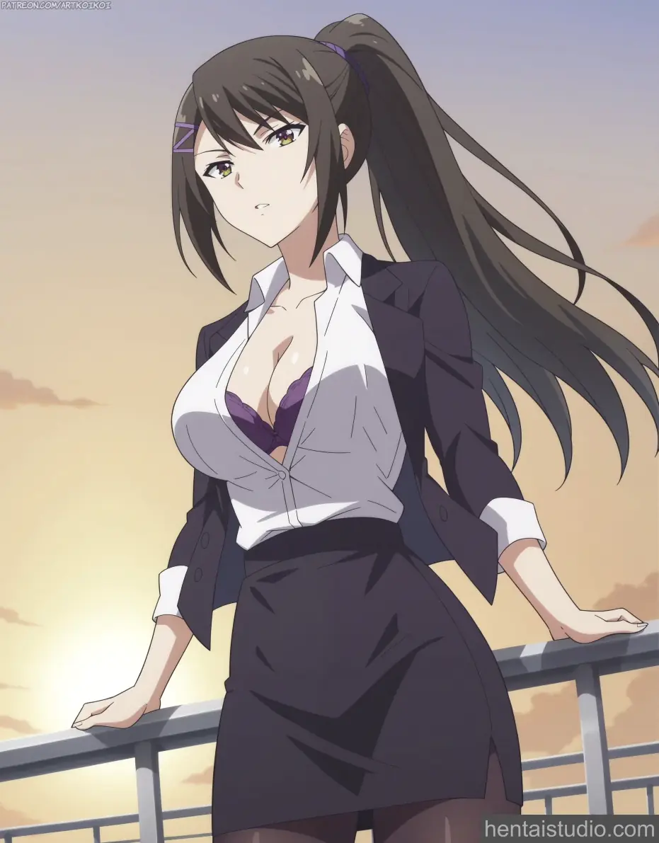 Sae Chabashira from Classroom Of The Elite hentai art 11 of 13