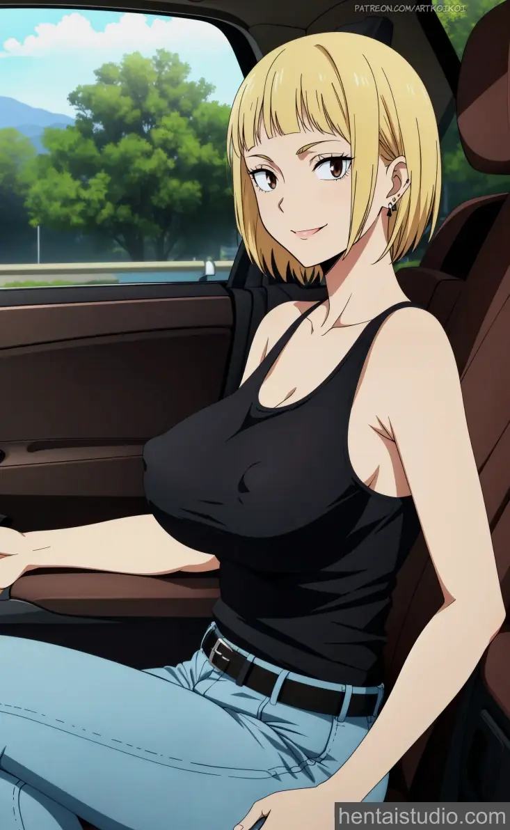 Saeko Tanaka from Haikyu hentai art 1 of 34