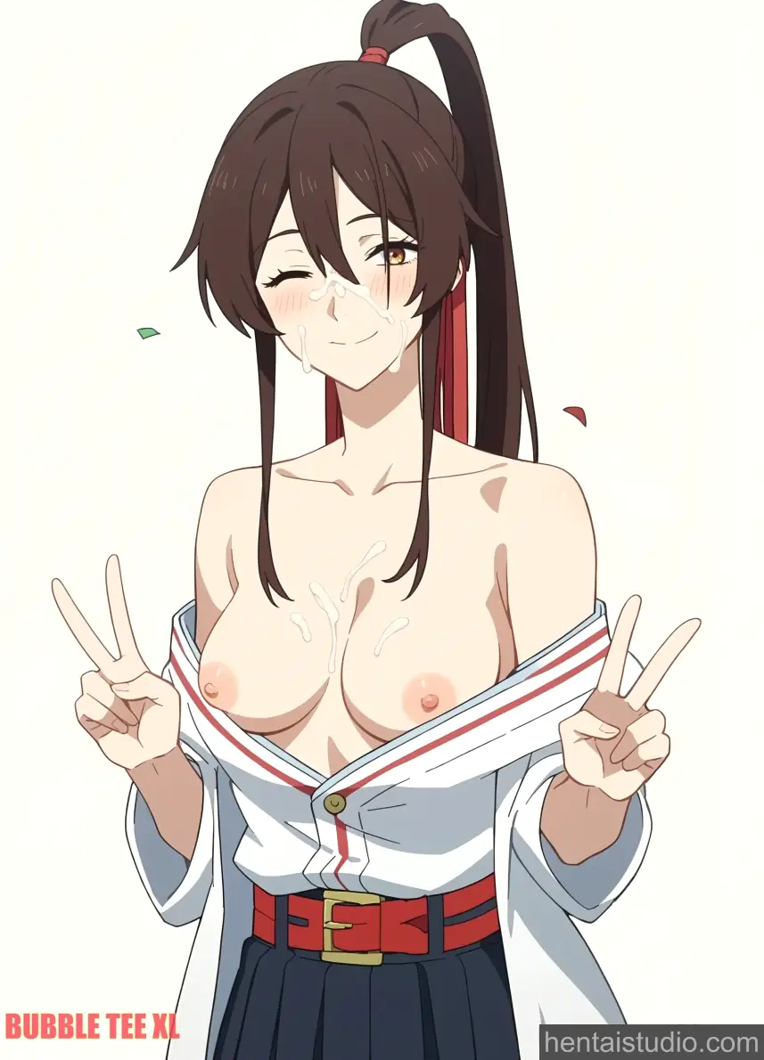 Sagiri Yamada Asaemon from Hell's Paradise hentai art 17 of 36