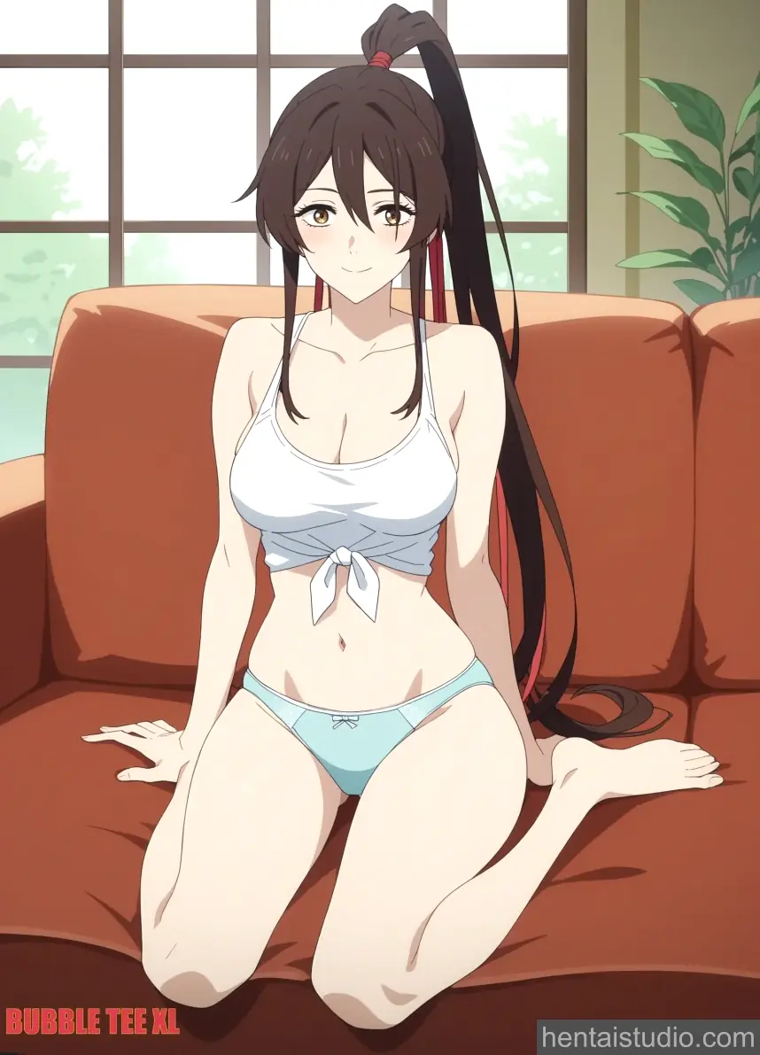 Sagiri Yamada Asaemon from Hell's Paradise hentai art 2 of 36